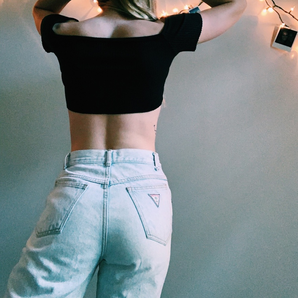 ☼ Off Shoulder Crop ☼ - Picture 2 of 5